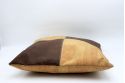Housse de coussin en liège bi-ton naturel/marron - Côté