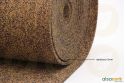 Rouleau de sous-couche caoutchouc et liège - Vue d'épaisseur du rouleau 5mm