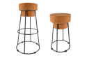 Tabouret design capsule de champagne