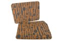 Set de table en liège, lot de 4