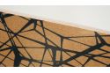 Lot de 4 sets de table en liège aggloméré - Motif rayures abstraites