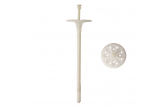 Visserie pour fixation d'isolant dans support plein