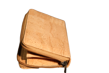 Porte-monnaie Femme format chèquier Naturel