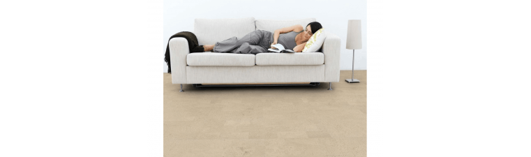 Parquet collé en liège